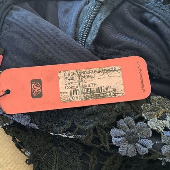 Lenka One-Shoulder Crochet Lace Cocktail Dress - Picture 8 of 8